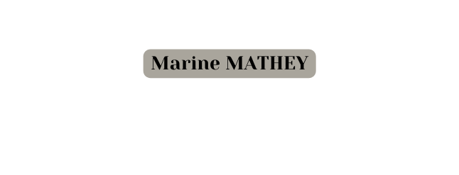 Marine MATHEY
